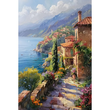 peinture paysage cote d azur
